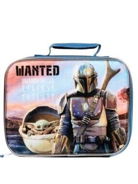 Star Wars Mandalorian Grogu Insulated Lunch Bag Box Cooler Bioworld Baby Yoda